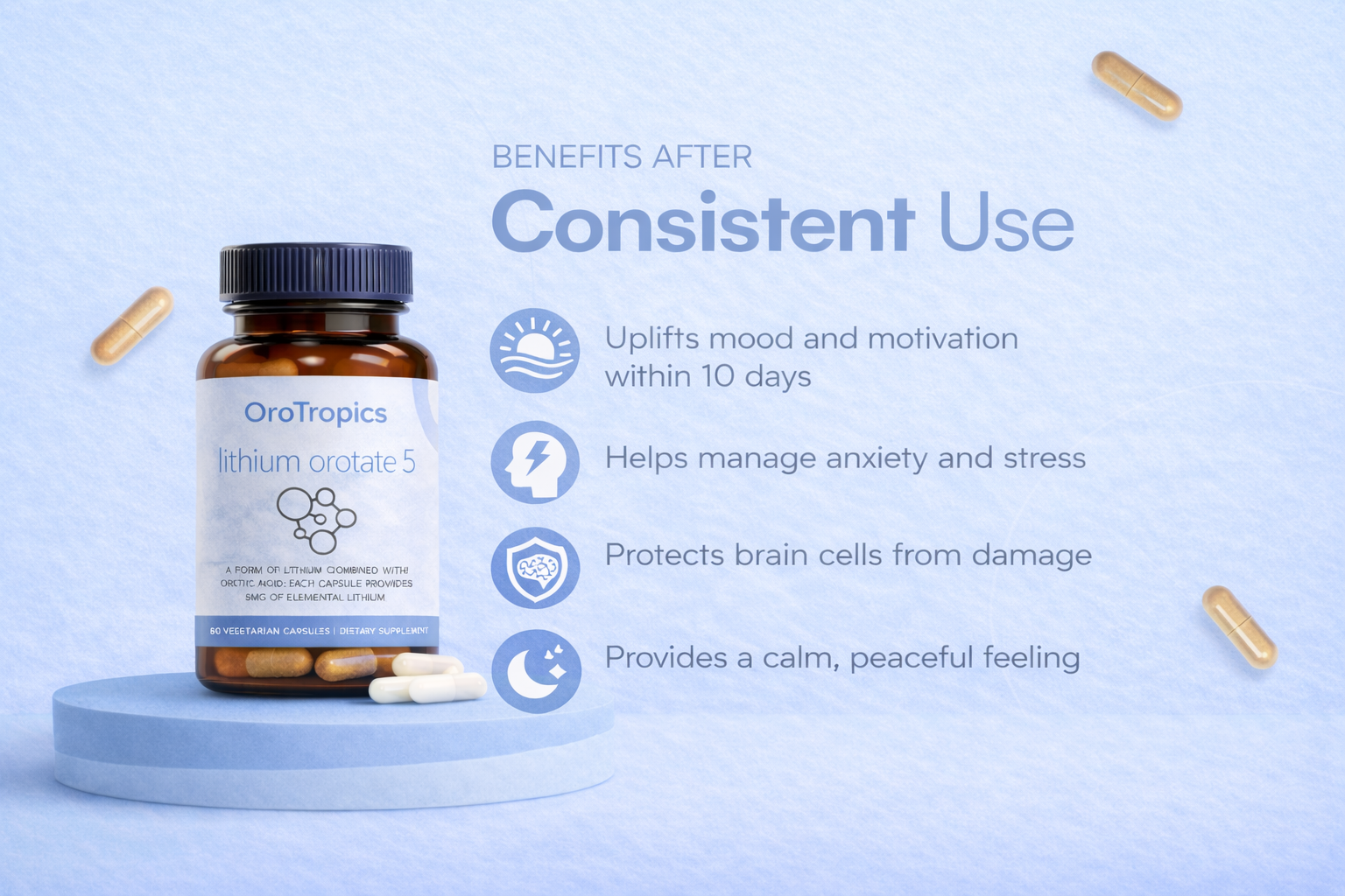 OroTropic New Mood, Stress & Anxiety Balance Capsules